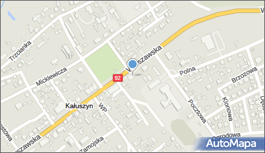 Skrzynka pocztowa, Warszawska 9, Kałuszyn 05-310 - Skrzynka pocztowa