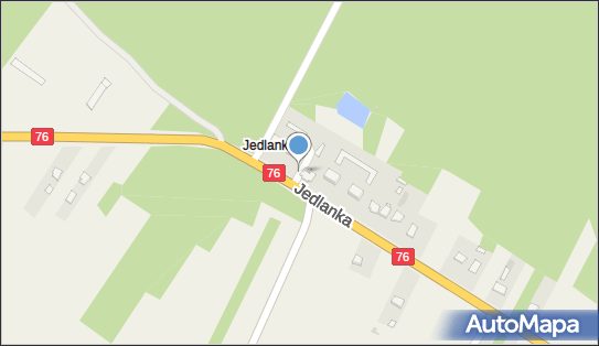 Skrzynka pocztowa, DK 76, Osiedle Jedlanka - Skrzynka pocztowa