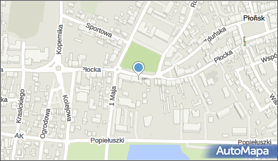 Skrzynka pocztowa, DW 632, Płocka, Płońsk - Skrzynka pocztowa
