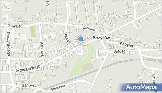Skrzynka pocztowa, DW 988, Strzyżów - Skrzynka pocztowa