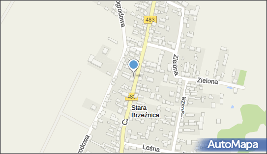 Skrzynka pocztowa, DW 483, Częstochowska, Stara Brzeźnica - Skrzynka pocztowa