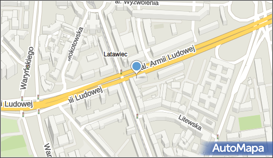 Skrzynka pocztowa, Aleja Armii Ludowej 9, Warszawa - Skrzynka pocztowa