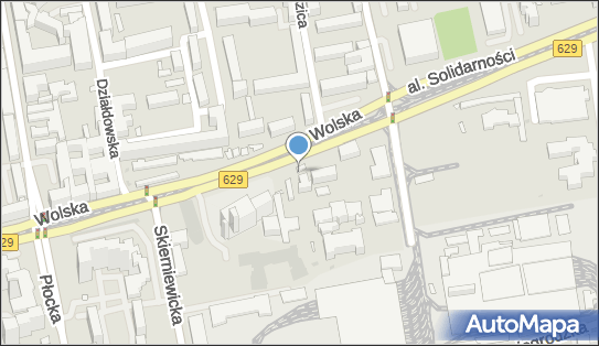 Skrzynka pocztowa, DW 629, Wolska, Warszawa - Skrzynka pocztowa