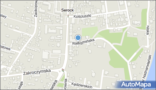 Skrzynka pocztowa, Radzymińska 4, Serock 05-140 - Skrzynka pocztowa