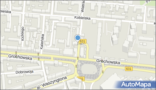 Skrzynka pocztowa, DW 631, Wiatraczna, Warszawa - Skrzynka pocztowa