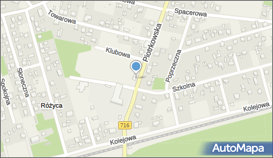 Skrzynka pocztowa, DW 716, Różyca - Skrzynka pocztowa