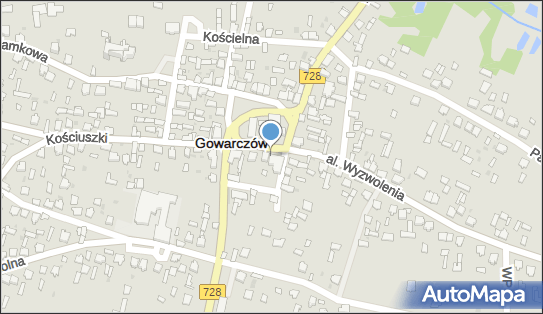Skrzynka pocztowa, DW 728, Plac XX-Lecia 1, Gowarczów 26-225 - Skrzynka pocztowa