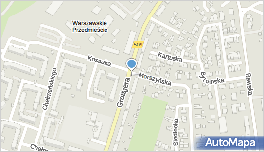 Skrzynka pocztowa, DW 509, Artura Grottgera, Elbląg - Skrzynka pocztowa