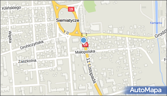 Skrzynka pocztowa, 11 Listopada19, Siemiatycze 17-300 - Skrzynka pocztowa