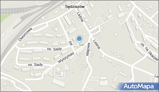 Skrzynka pocztowa, Osiedle Sady 9, Sędziszów 28-340 - Skrzynka pocztowa