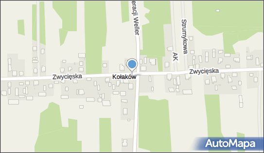 Skrzynka pocztowa, Zwycięska, Kołaków 05-254 - Skrzynka pocztowa