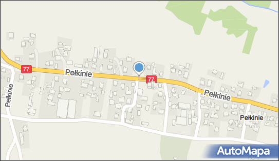 Skrzynka pocztowa, DK 77, Pełkinie - Skrzynka pocztowa