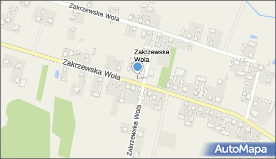 Skrzynka pocztowa, DW 740, Zakrzewska Wola - Skrzynka pocztowa