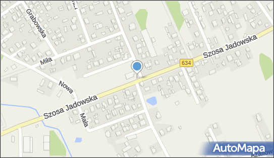 Skrzynka pocztowa, DW 634, Szosa Jadowska, Duczki - Skrzynka pocztowa
