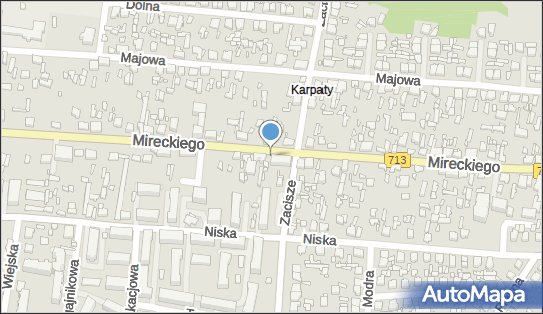 Skrzynka pocztowa, DW 713, Józefa Montwiłła-Mireckiego - Skrzynka pocztowa