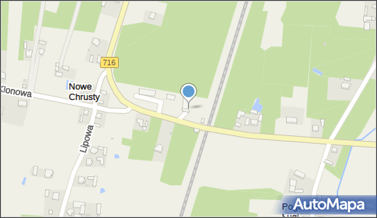 Skrzynka pocztowa, DW 716, Nowe Chrusty - Skrzynka pocztowa