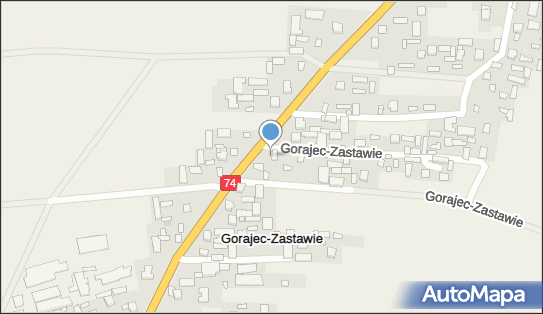 Skrzynka pocztowa, DK 74, Gorajec-Zastawie - Skrzynka pocztowa