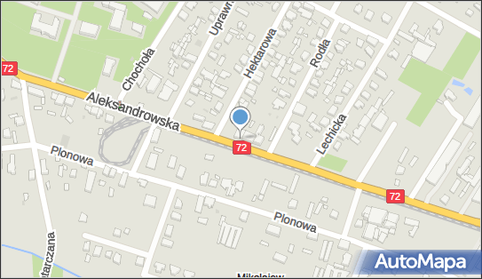 Skrzynka pocztowa, DK 72, Aleksandrowska, Łódź - Skrzynka pocztowa