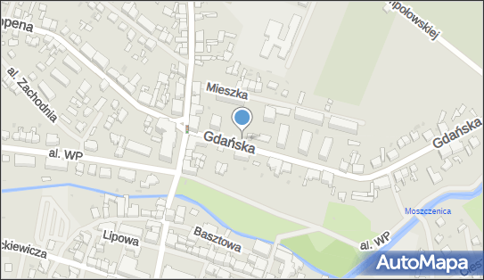 Skrzynka pocztowa, Gdańska 8, Sławno 76-100 - Skrzynka pocztowa