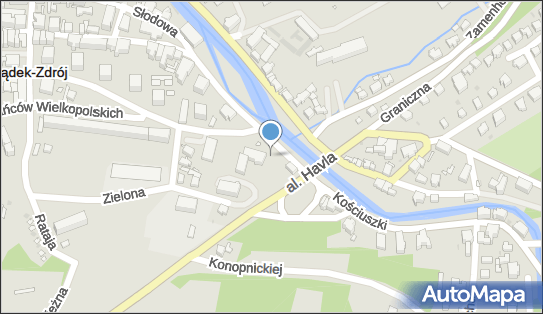 Skrzynka pocztowa, pl. Staromłyński, Lądek-Zdrój - Skrzynka pocztowa