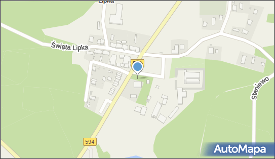 Skrzynka pocztowa, DW 650, Święta Lipka - Skrzynka pocztowa