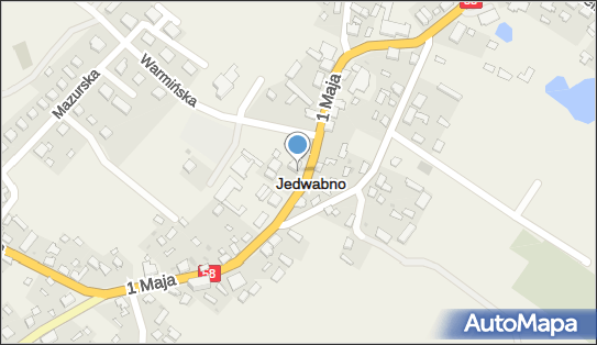 Skrzynka pocztowa, 1 maja 43, Jedwabno - Skrzynka pocztowa