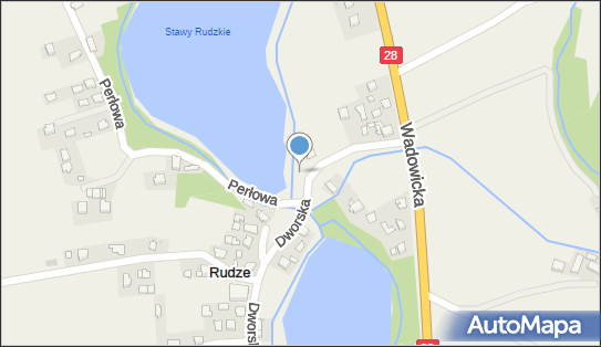 Skrzynka pocztowa, Dworska 6, Rudze - Skrzynka pocztowa