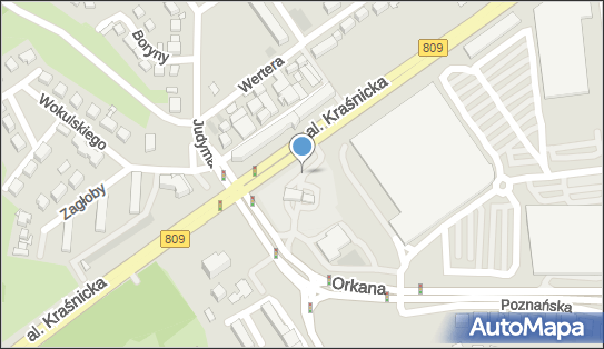 Skrzynka pocztowa, Aleja Kraśnicka, Lublin - Skrzynka pocztowa
