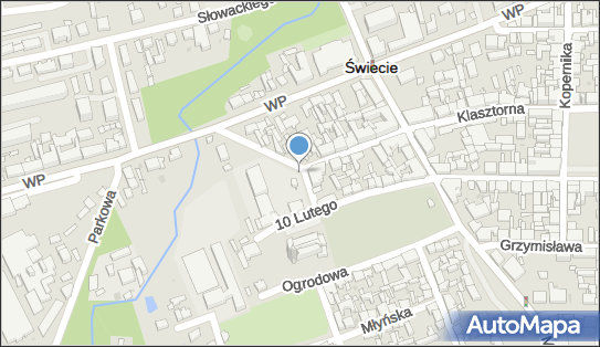 Skrzynka pocztowa, Gimnazjalna, Świecie 86-100 - Skrzynka pocztowa