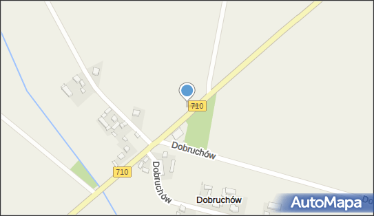 Skrzynka pocztowa, DW 710, Dobruchów - Skrzynka pocztowa