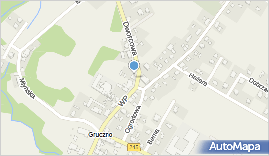 Skrzynka pocztowa, DW245, Wojska Polskiego 2, Gruczno 86-111 - Skrzynka pocztowa