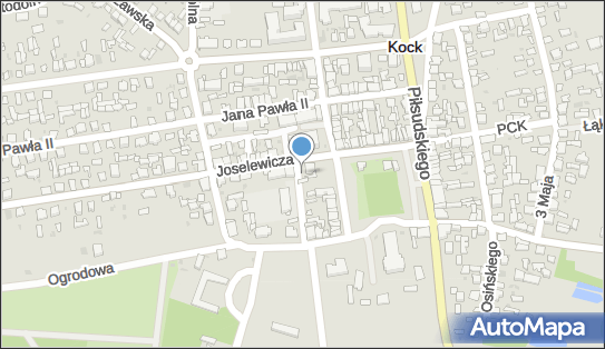 Skrzynka pocztowa, Apteczna 1, Kock - Skrzynka pocztowa