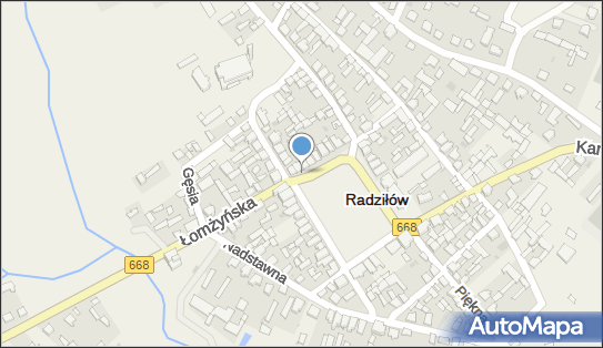 Skrzynka pocztowa, pl. 500-lecia 2, Radziłów 19-213 - Skrzynka pocztowa