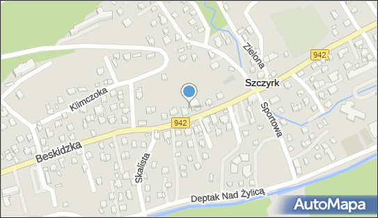 Skrzynka pocztowa, DW 942, Beskidzka 99, Szczyrk - Skrzynka pocztowa
