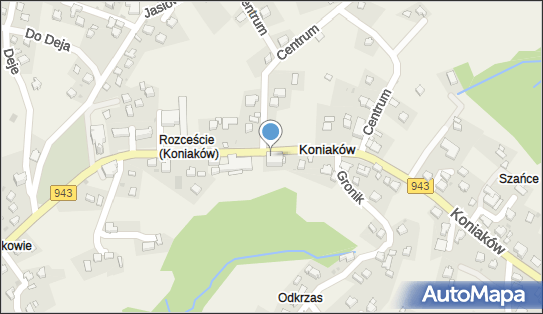 Skrzynka pocztowa, DW943, Koniaków 440, Koniaków 43-474 - Skrzynka pocztowa