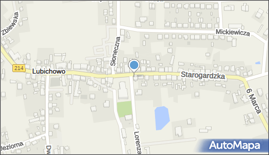 Skrzynka pocztowa, DW214, Starogardzka 20b, Lubichowo 83-240 - Skrzynka pocztowa