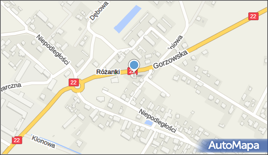 Skrzynka pocztowa, Gorzowska 18, Różanki - Skrzynka pocztowa