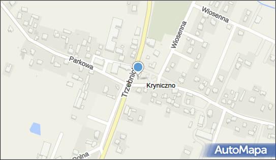 Skrzynka pocztowa, Trzebnicka 10, Kryniczno - Skrzynka pocztowa