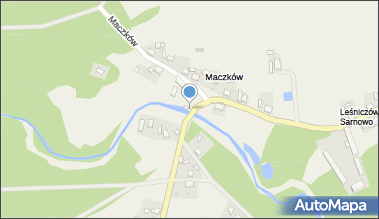 Jaz ruchomy, Maczków, Maczków 69-108 - Śluza, Jaz