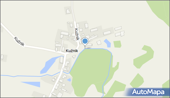 Jaz ruchomy, Kuźnik 4, Kuźnik 66-300 - Śluza, Jaz