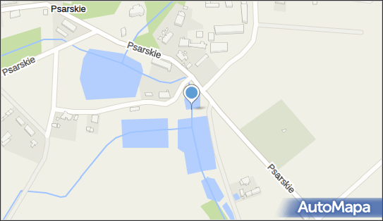 Jaz ruchomy, Psarskie, Psarskie 62-045 - Śluza, Jaz
