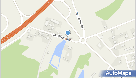 Jaz ruchomy, Osiedle Pałacowe, Wierzyce 62-262 - Śluza, Jaz