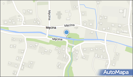 Jaz ruchomy, Męcina, Męcina 34-654, 34-655 - Śluza, Jaz