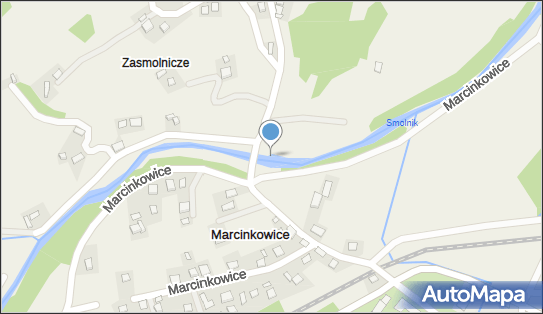 Jaz ruchomy, Marcinkowice, Marcinkowice 33-393 - Śluza, Jaz