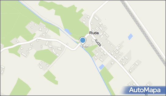 Jaz ruchomy, Ruda, Ruda 28-114 - Śluza, Jaz