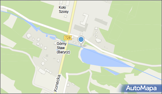 Jaz ruchomy, Barycz, Barycz 26-200 - Śluza, Jaz