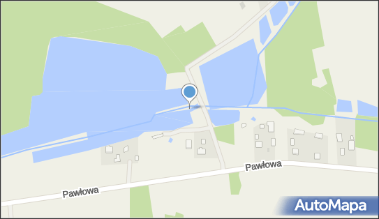 Jaz ruchomy, Pawłowa, Pawłowa 37-534 - Śluza, Jaz