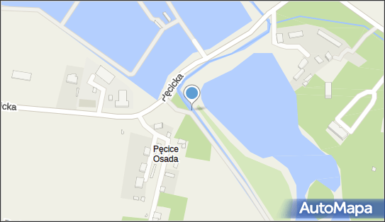 Jaz ruchomy, Pęcicka 2d, Pęcice 05-806 - Śluza, Jaz