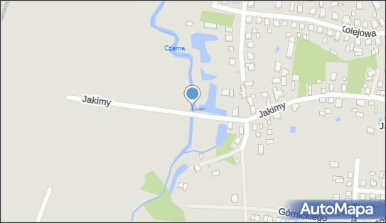 Jaz ruchomy, Jakimy, Wasilków 16-010 - Śluza, Jaz