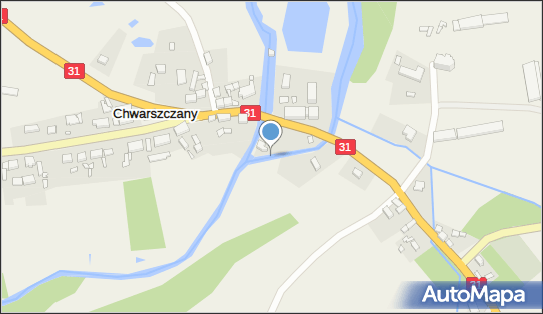 Jaz stały, Chwarszczany 60, Chwarszczany 74-406 - Śluza, Jaz